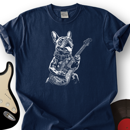 French Bulldog Guitar T-Shirt