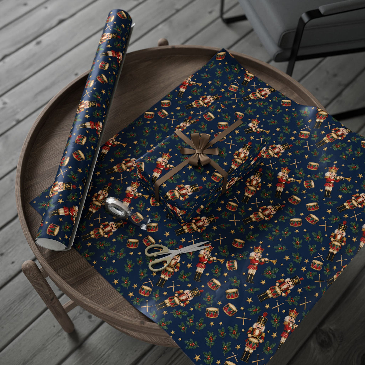 Nutcracker Drummers Wrapping Paper