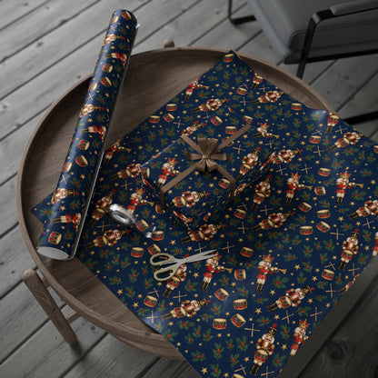 Nutcracker Drummers Wrapping Paper