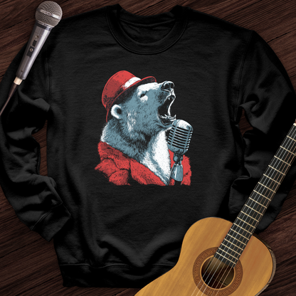 Polar Bear Microphone Crewneck