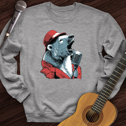 Polar Bear Microphone Crewneck