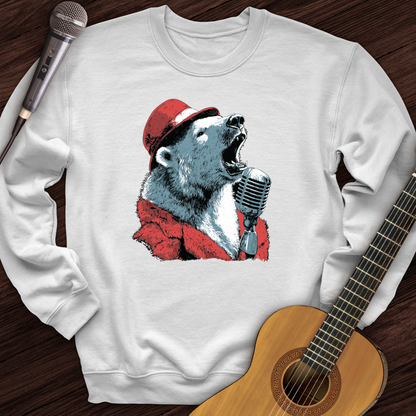 Polar Bear Microphone Crewneck