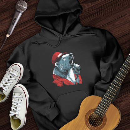 Polar Bear Microphone Hoodie