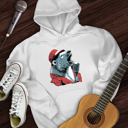 Polar Bear Microphone Hoodie