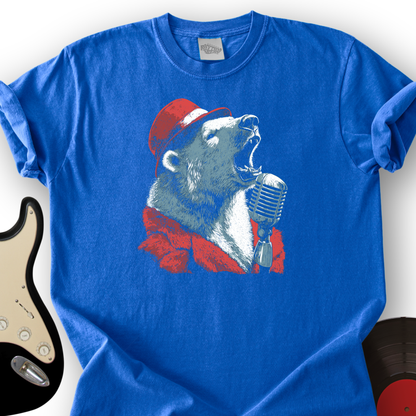 Polar Bear Microphone T-Shirt