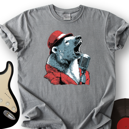 Polar Bear Microphone T-Shirt