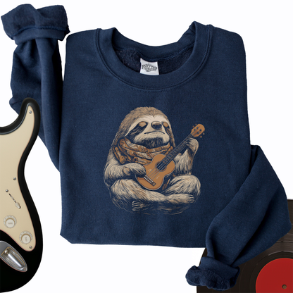 Sloth Ukulele Crewneck