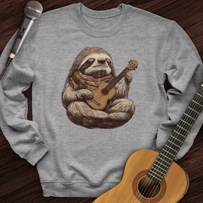 Sloth Ukulele Crewneck