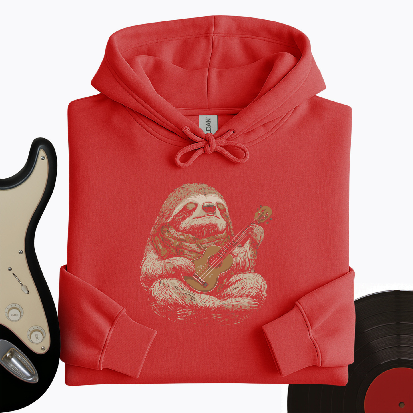 Sloth Ukulele Hoodie