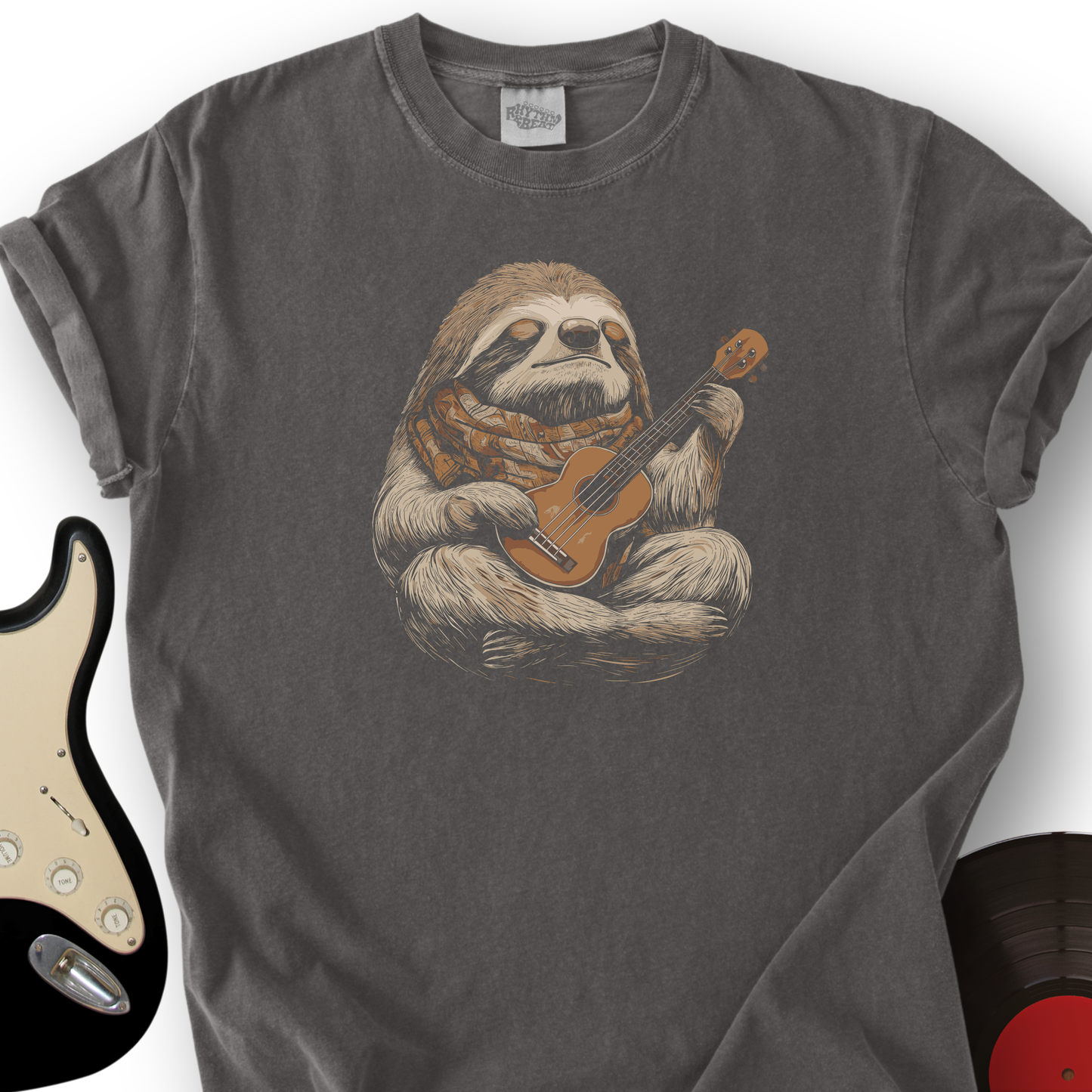 Sloth Ukulele T-Shirt