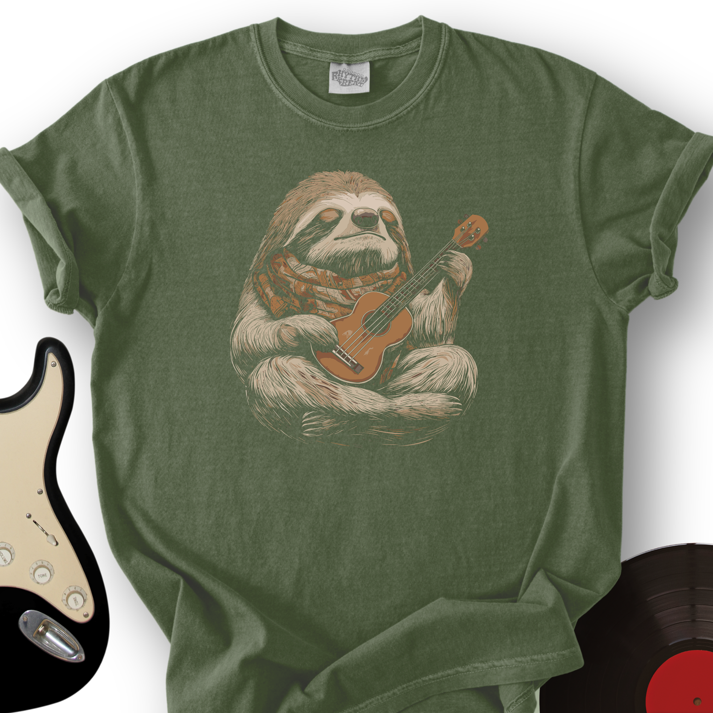 Sloth Ukulele T-Shirt