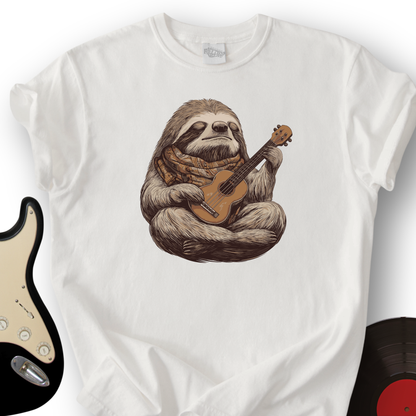 Sloth Ukulele T-Shirt