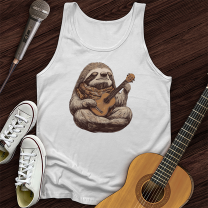 Sloth Ukulele Unisex Tank Top