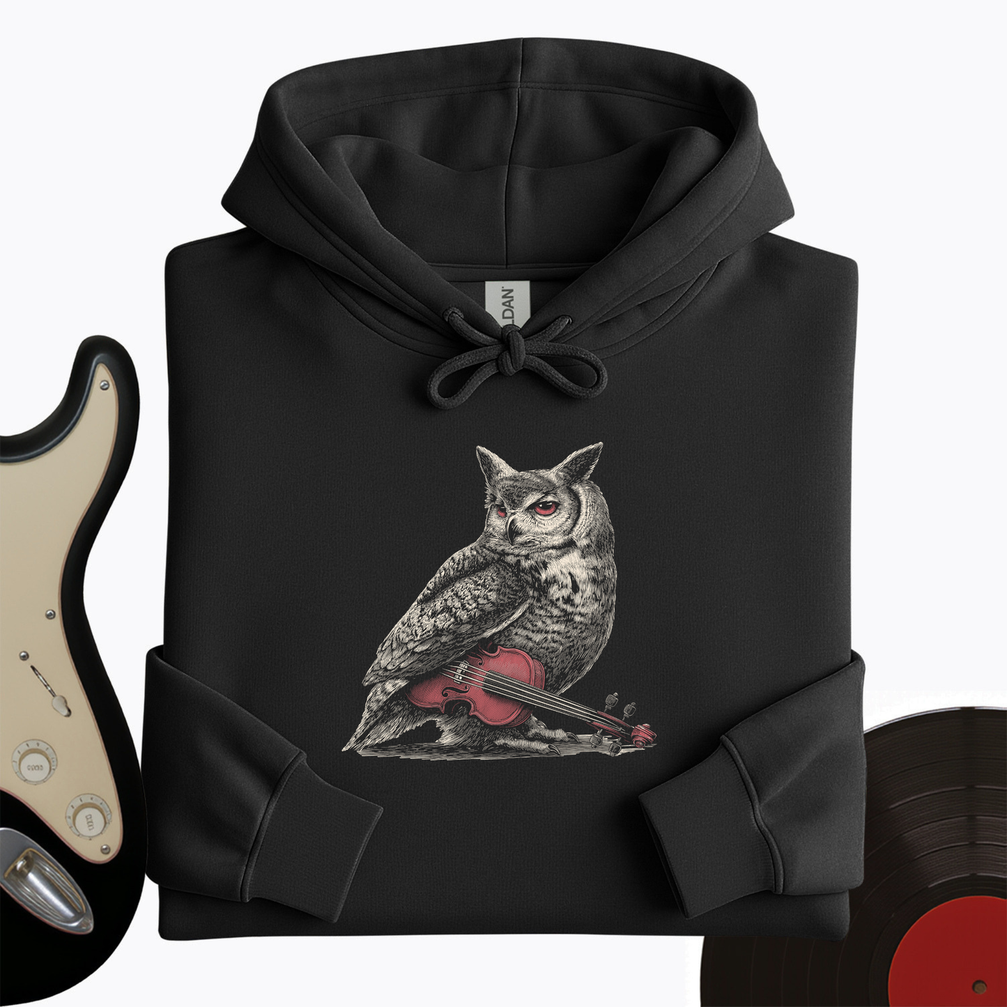 Owl Cello Hoodie