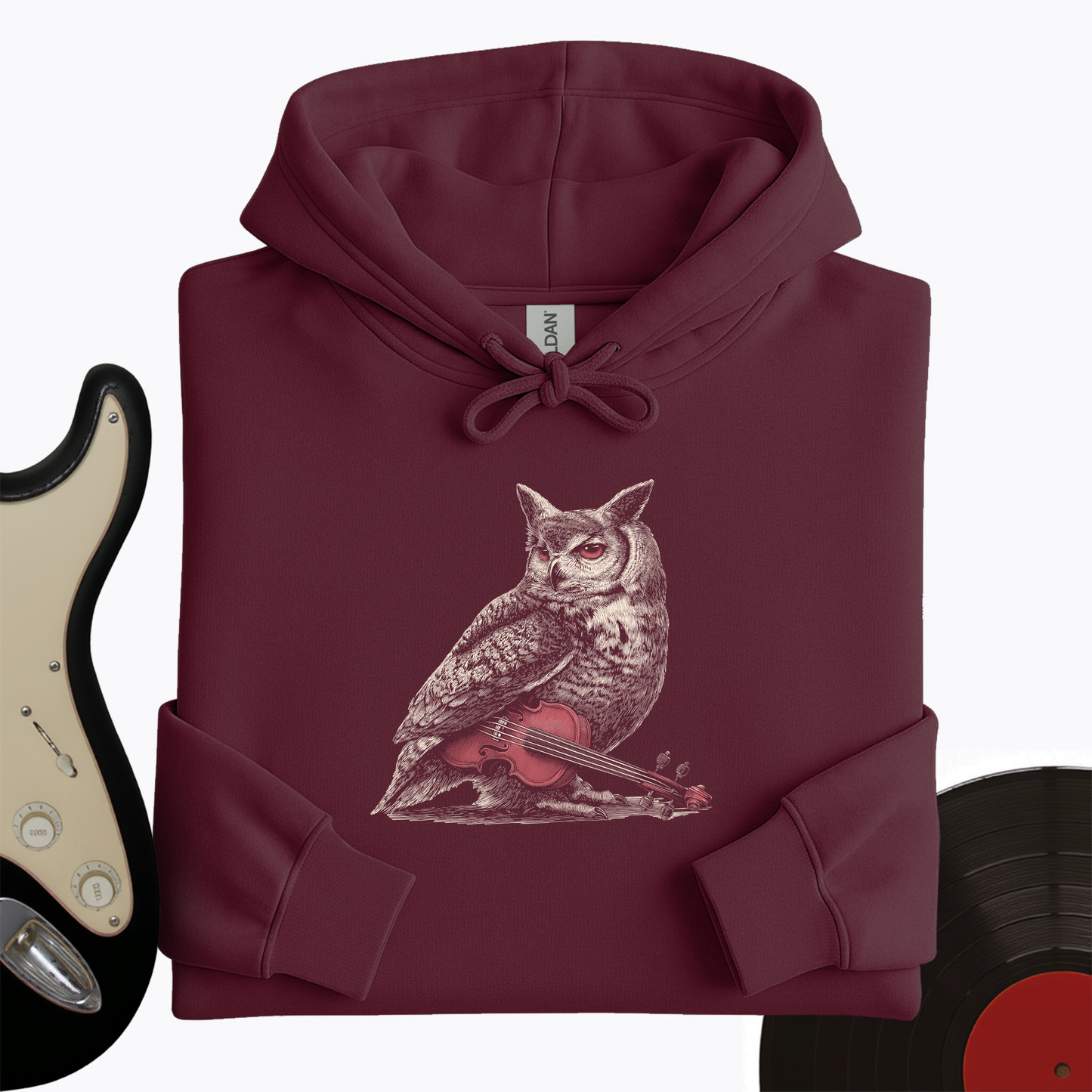 Owl Cello Hoodie