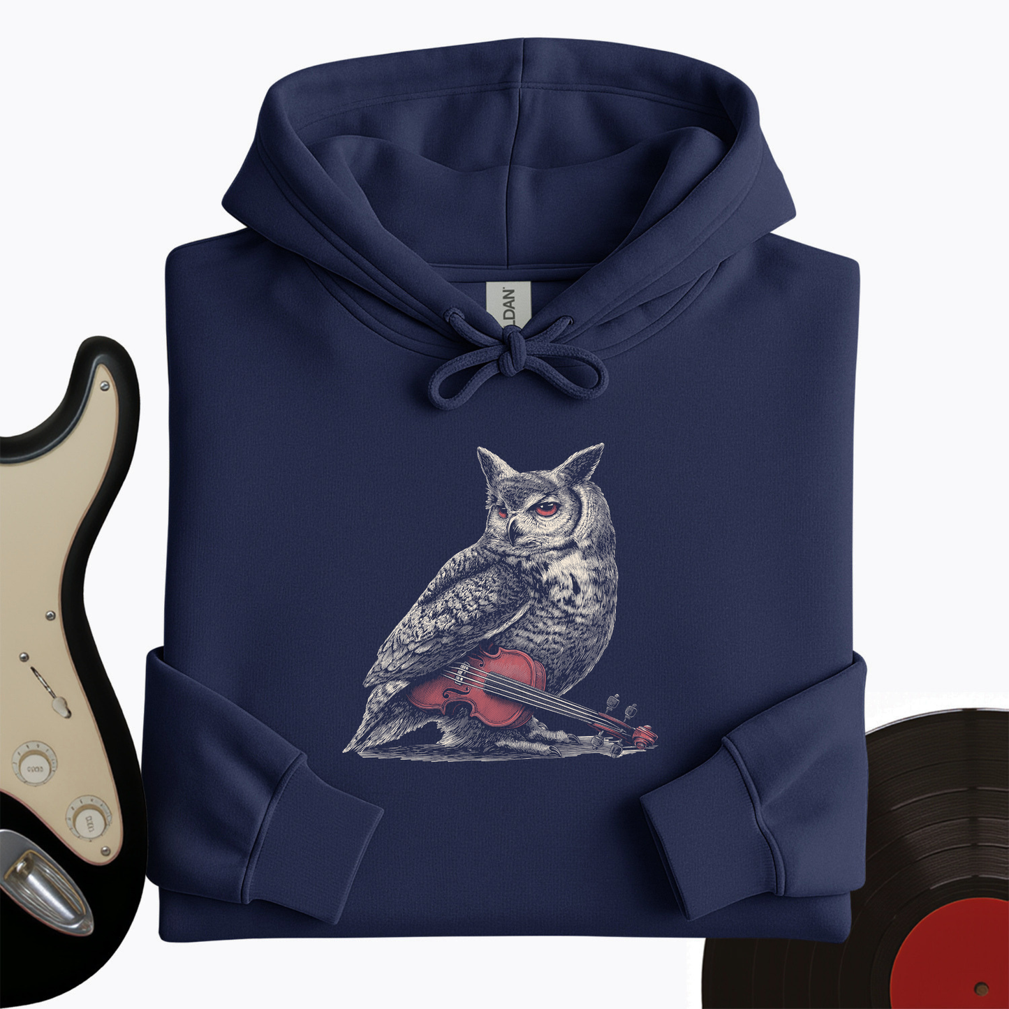 Owl Cello Hoodie