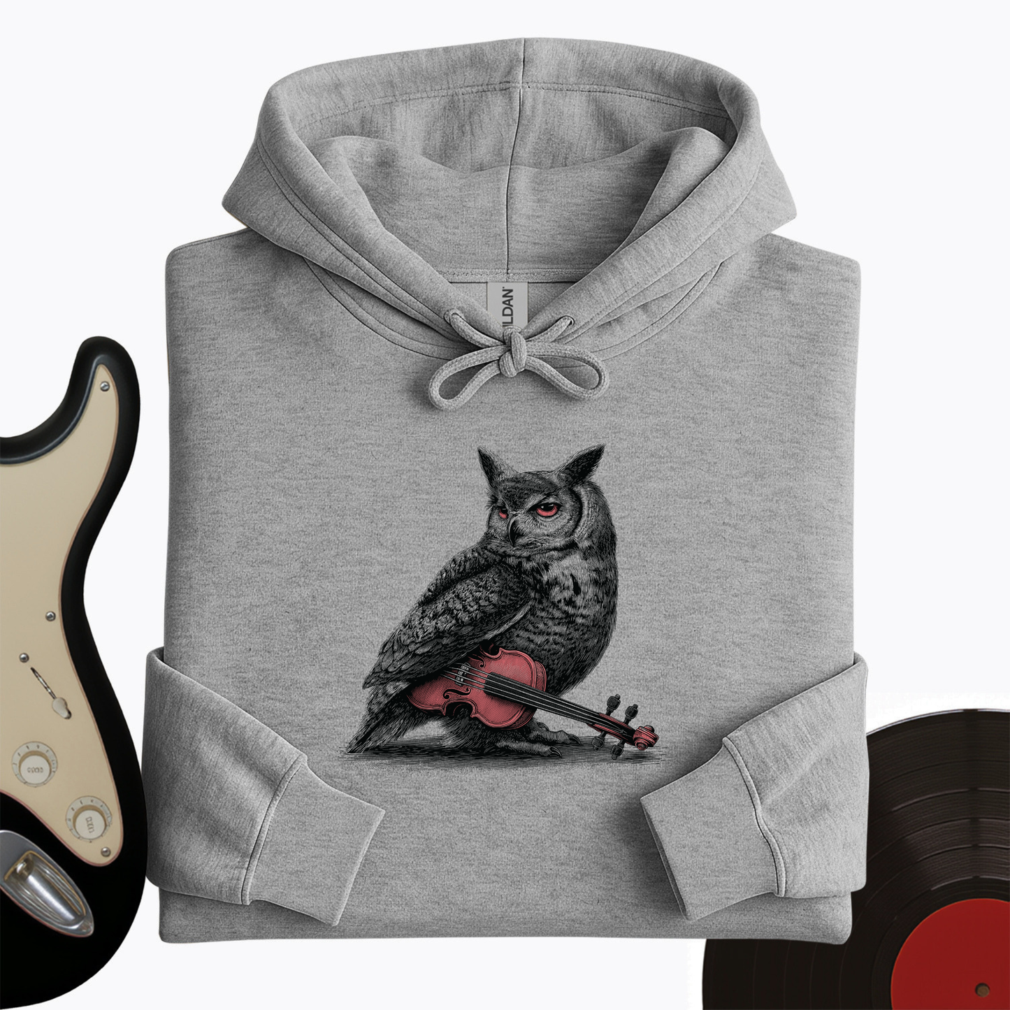 Owl Cello Hoodie