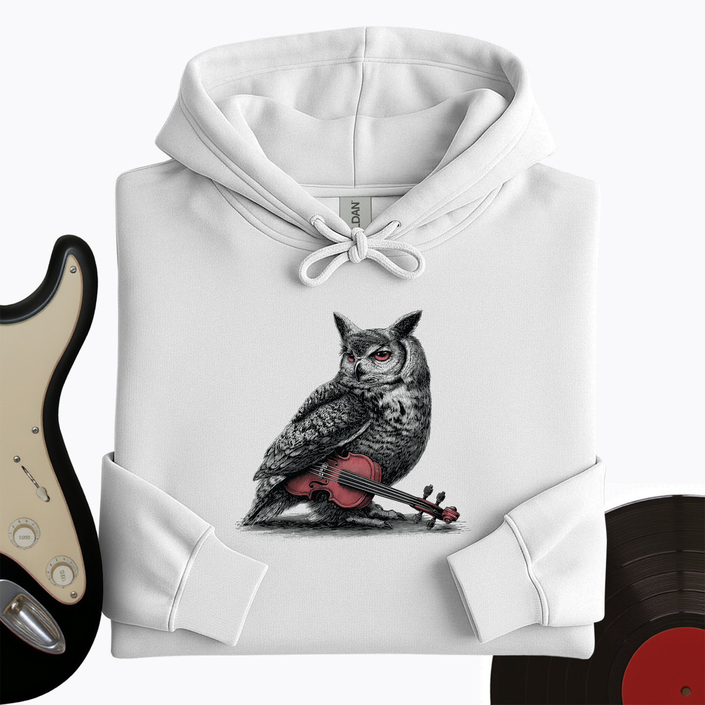 Owl Cello Hoodie