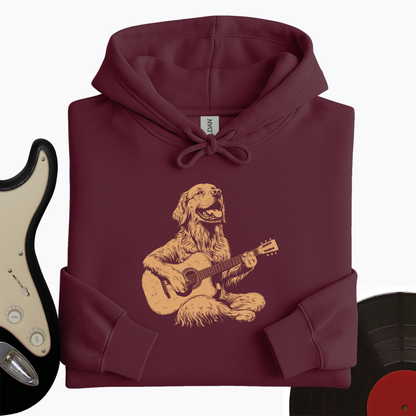 Golden Retriever Guitar Hoodie