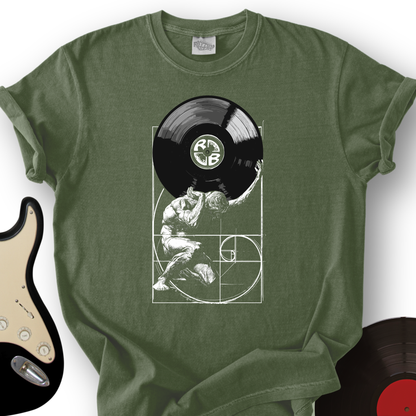 Atlas Fibonacci Vinyl T-Shirt