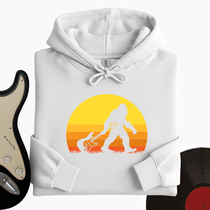 Bigfoot Dragging Guitar Hoodie