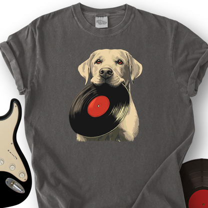 Yellow Labrador Vinyl T-Shirt