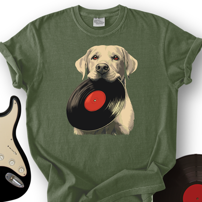 Yellow Labrador Vinyl T-Shirt