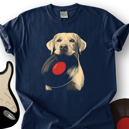 Yellow Labrador Vinyl T-Shirt