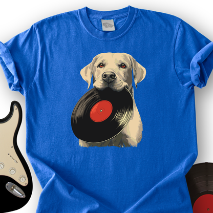 Yellow Labrador Vinyl T-Shirt