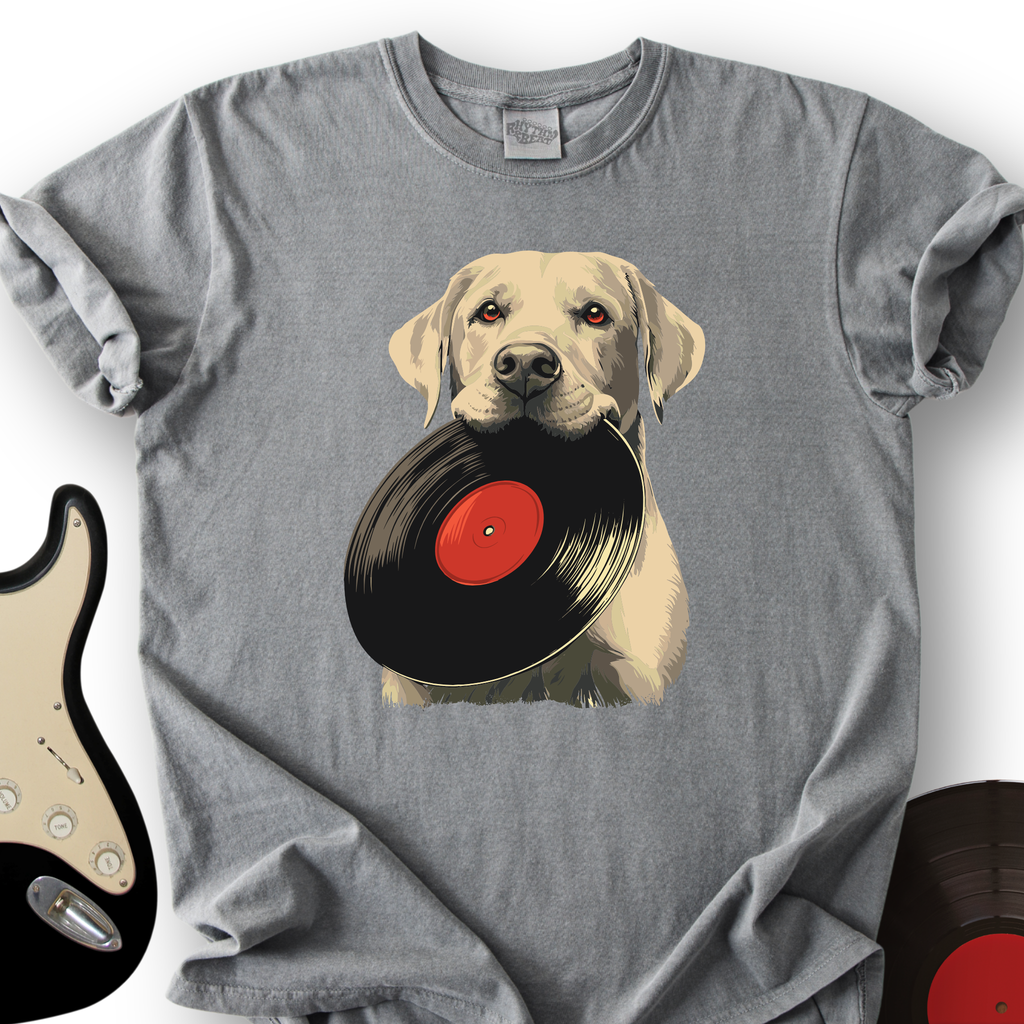 Yellow Labrador Vinyl T-Shirt