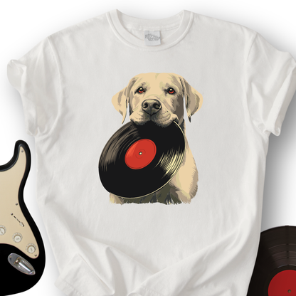 Yellow Labrador Vinyl T-Shirt