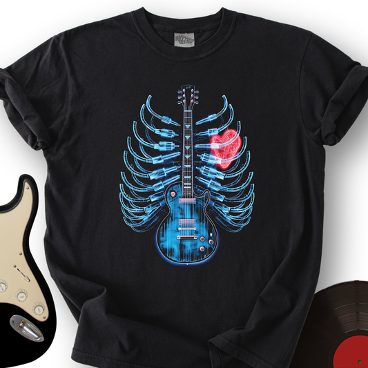 X-Ray Guitar Anatomy T-Shirt
