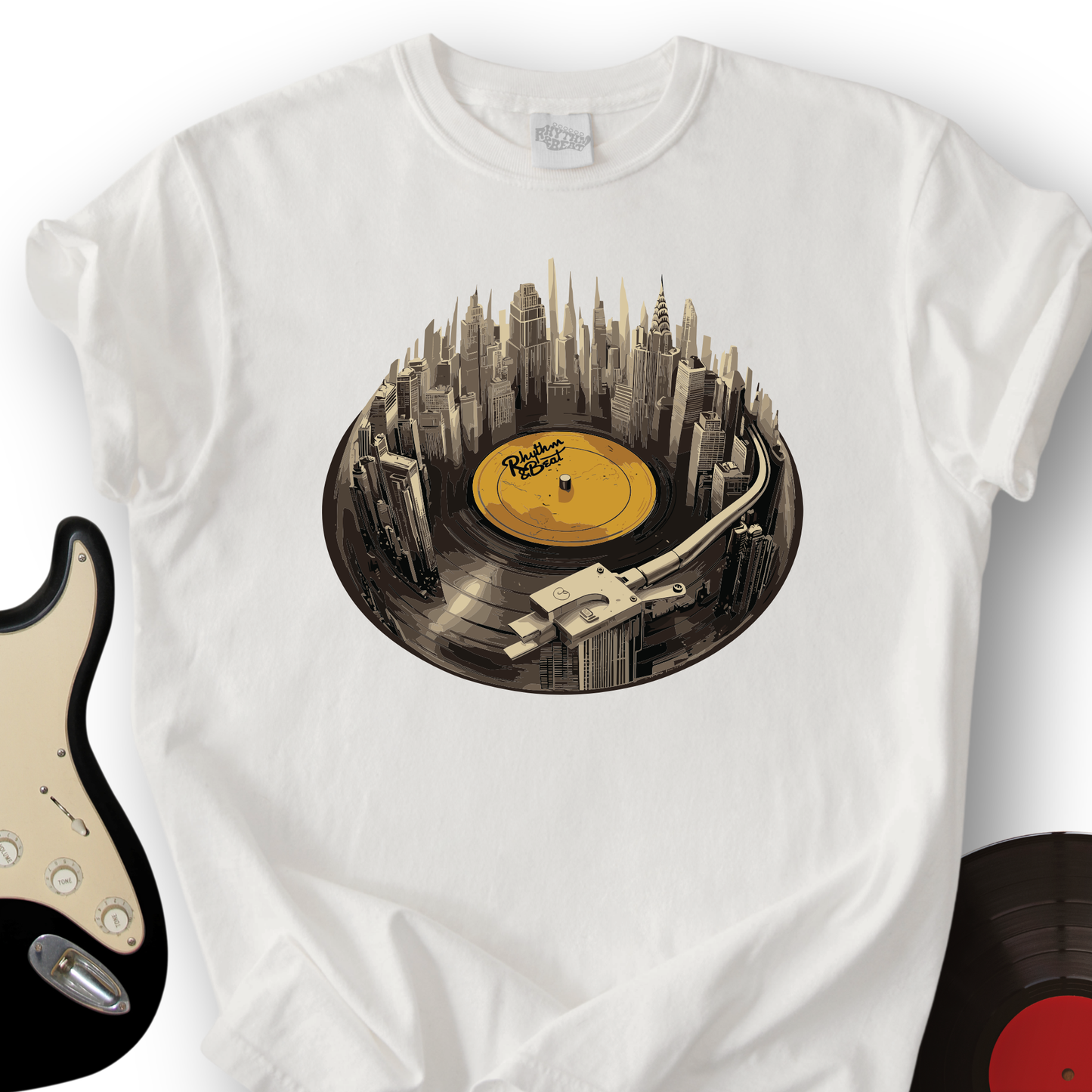 City Beats Vinyl T-Shirt