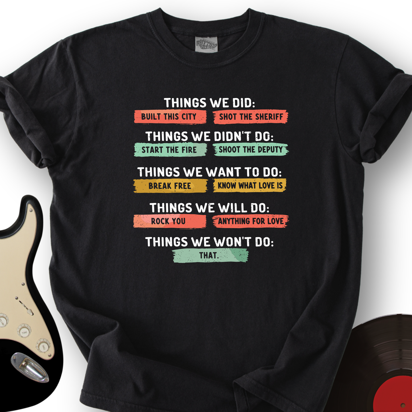 Musical Checklist T-Shirt