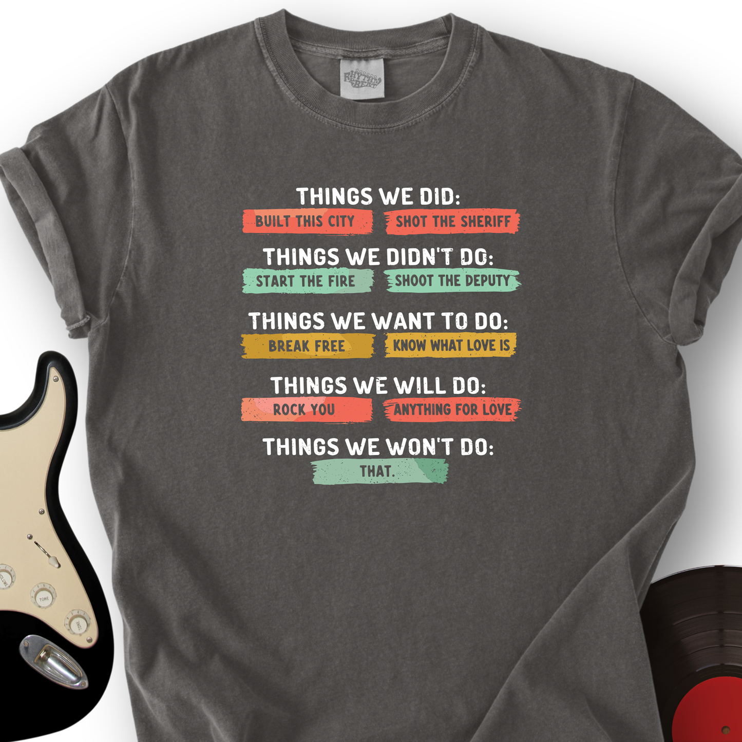 Musical Checklist T-Shirt