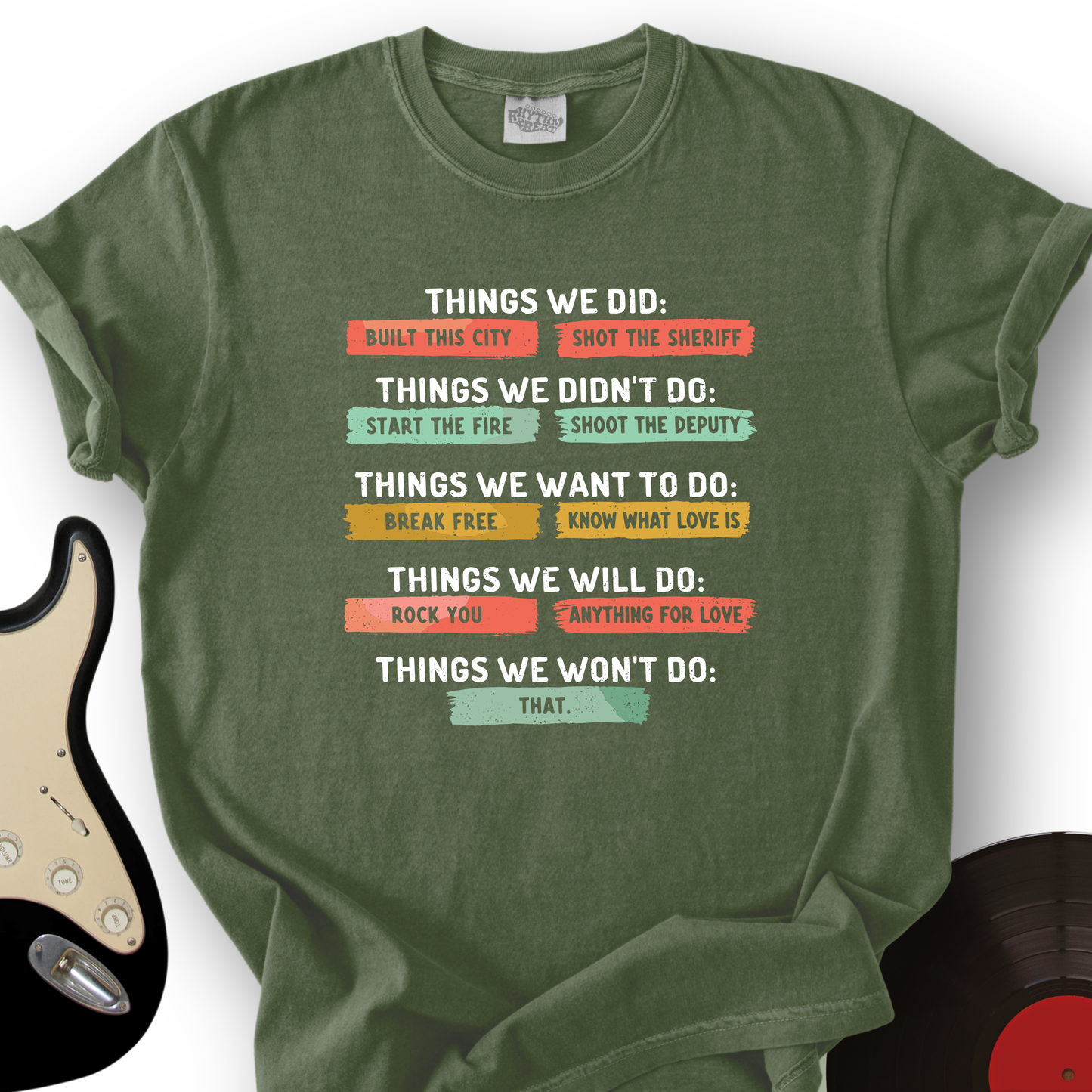 Musical Checklist T-Shirt