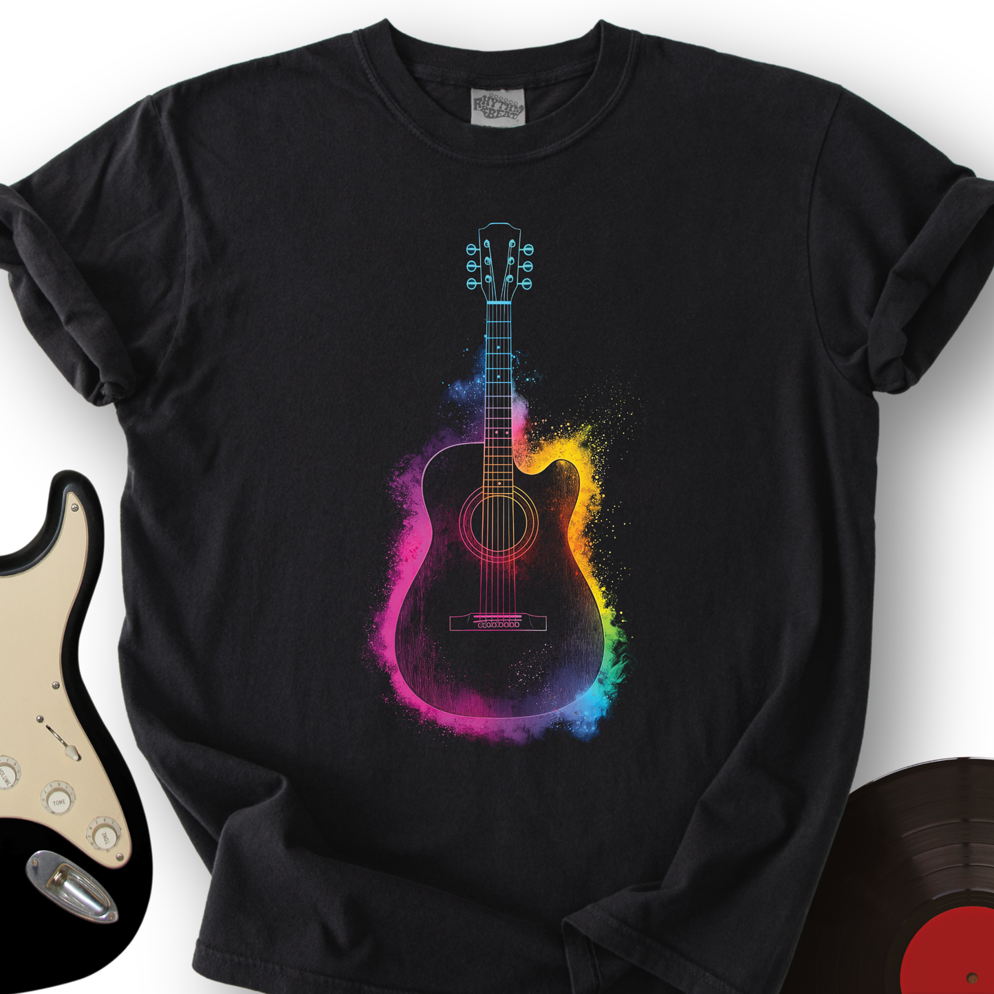 Colorburst Guitar T-Shirt