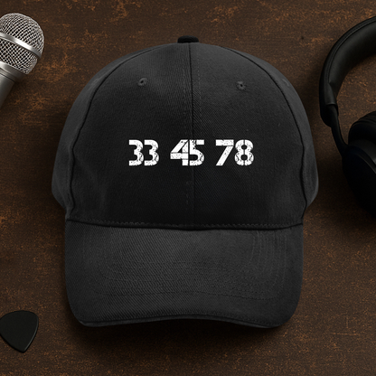 33-45-78 RPM Turntable Cap