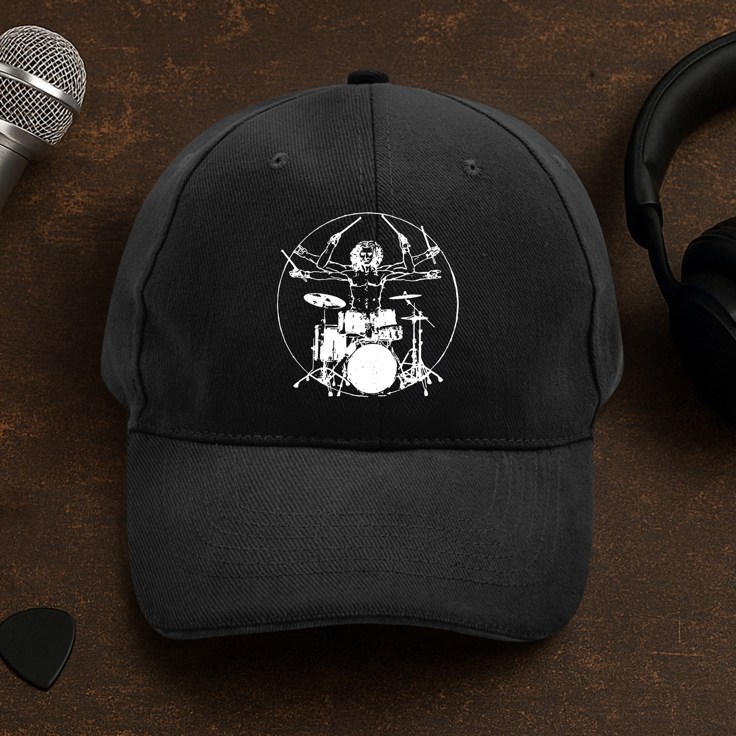 Vitruvian Drummer Cap