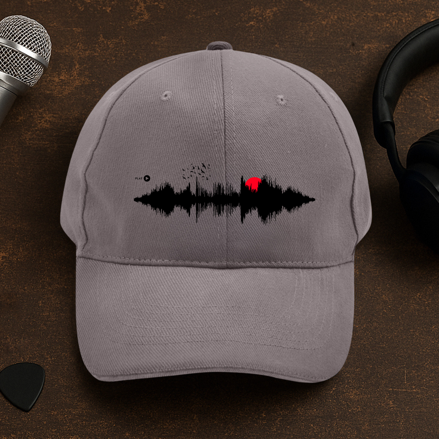 Sunset Soundwave Cap