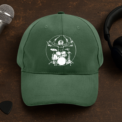 Vitruvian Drummer Cap