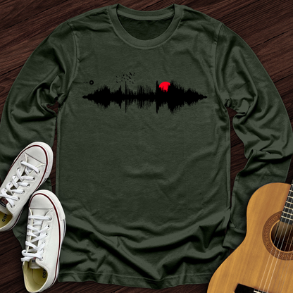 Sunset Soundwave Long Sleeve