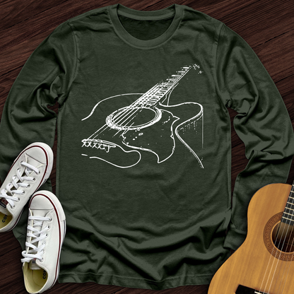 Guitar Sketch Long Sleeve