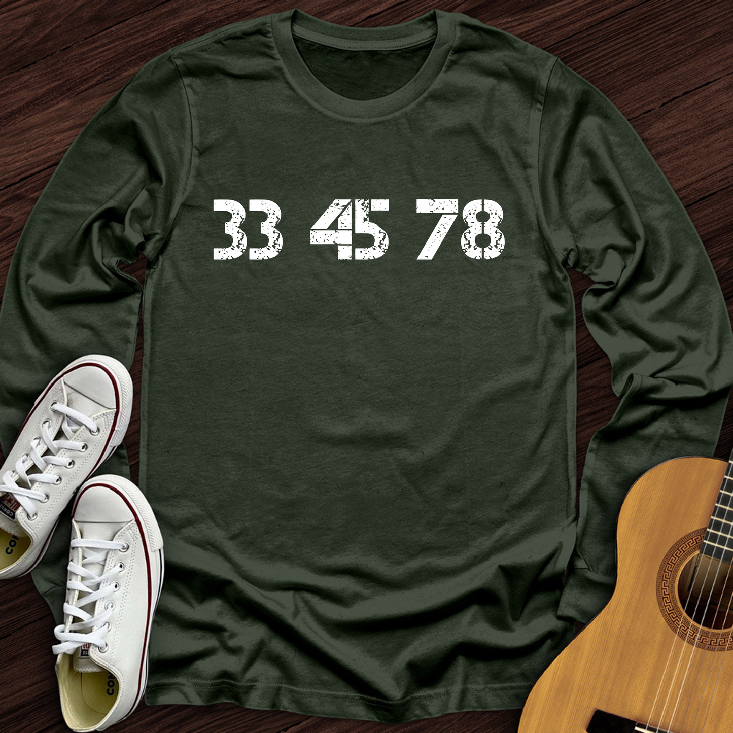 33-45-78 RPM Turntable Long Sleeve
