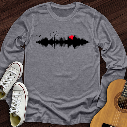 Sunset Soundwave Long Sleeve