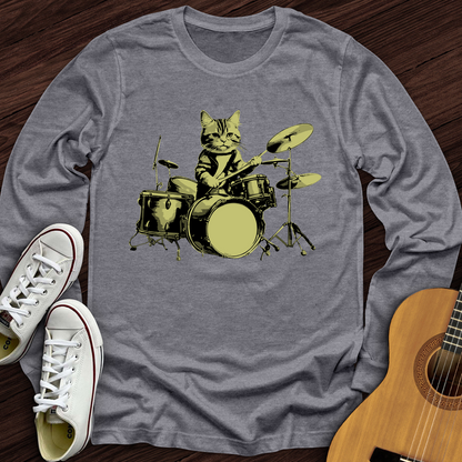 Cat Drums Long Sleeve
