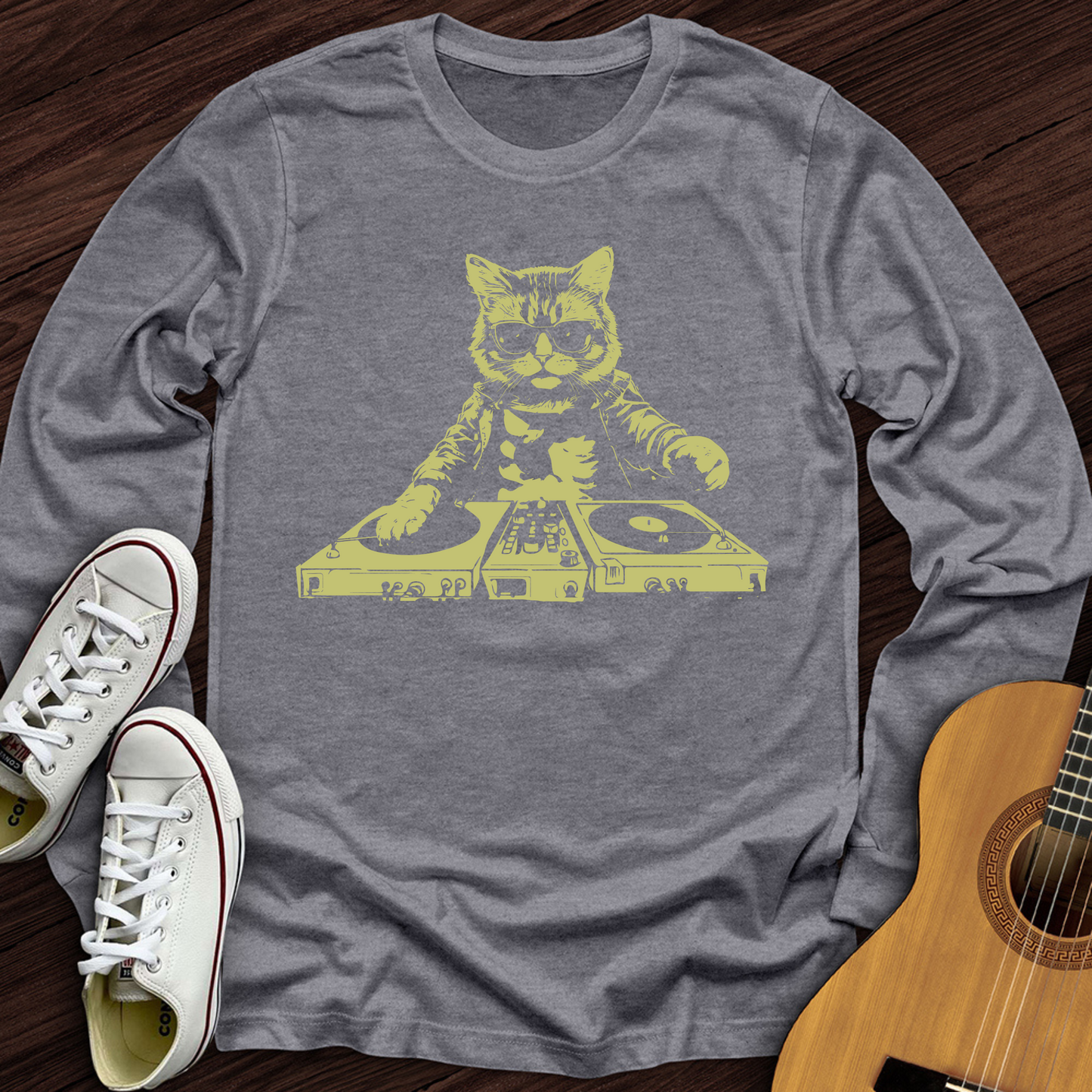 Cat DJ Long Sleeve