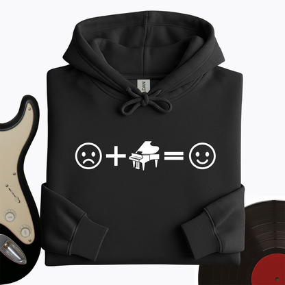 Piano Makes Me Happy Hoodie