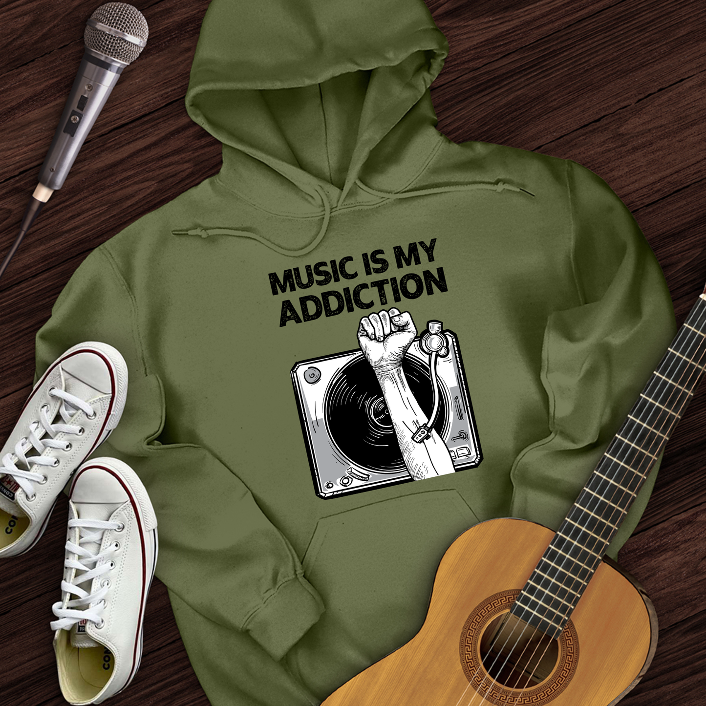 Music Is My Addiction Hoodie