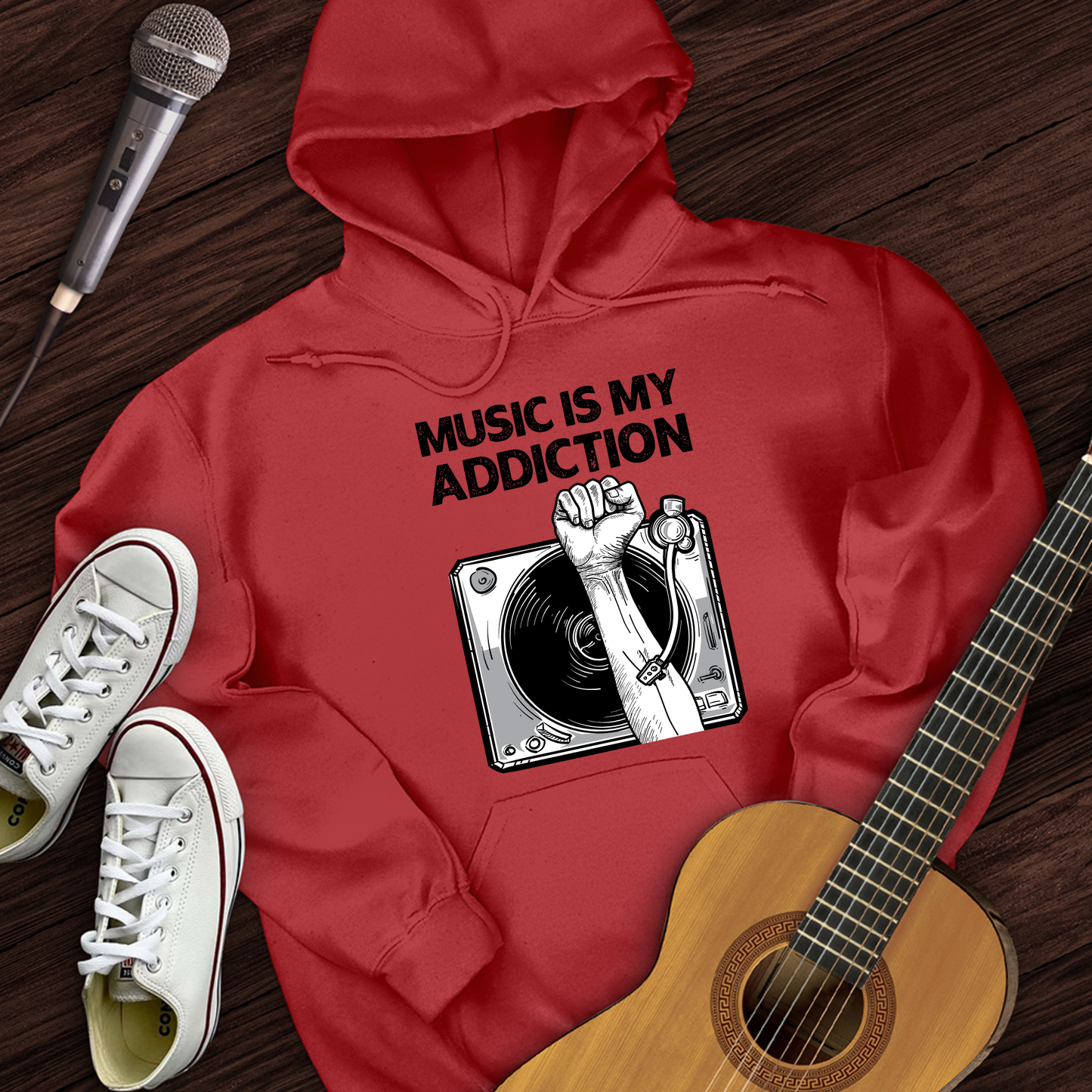Music Is My Addiction Hoodie